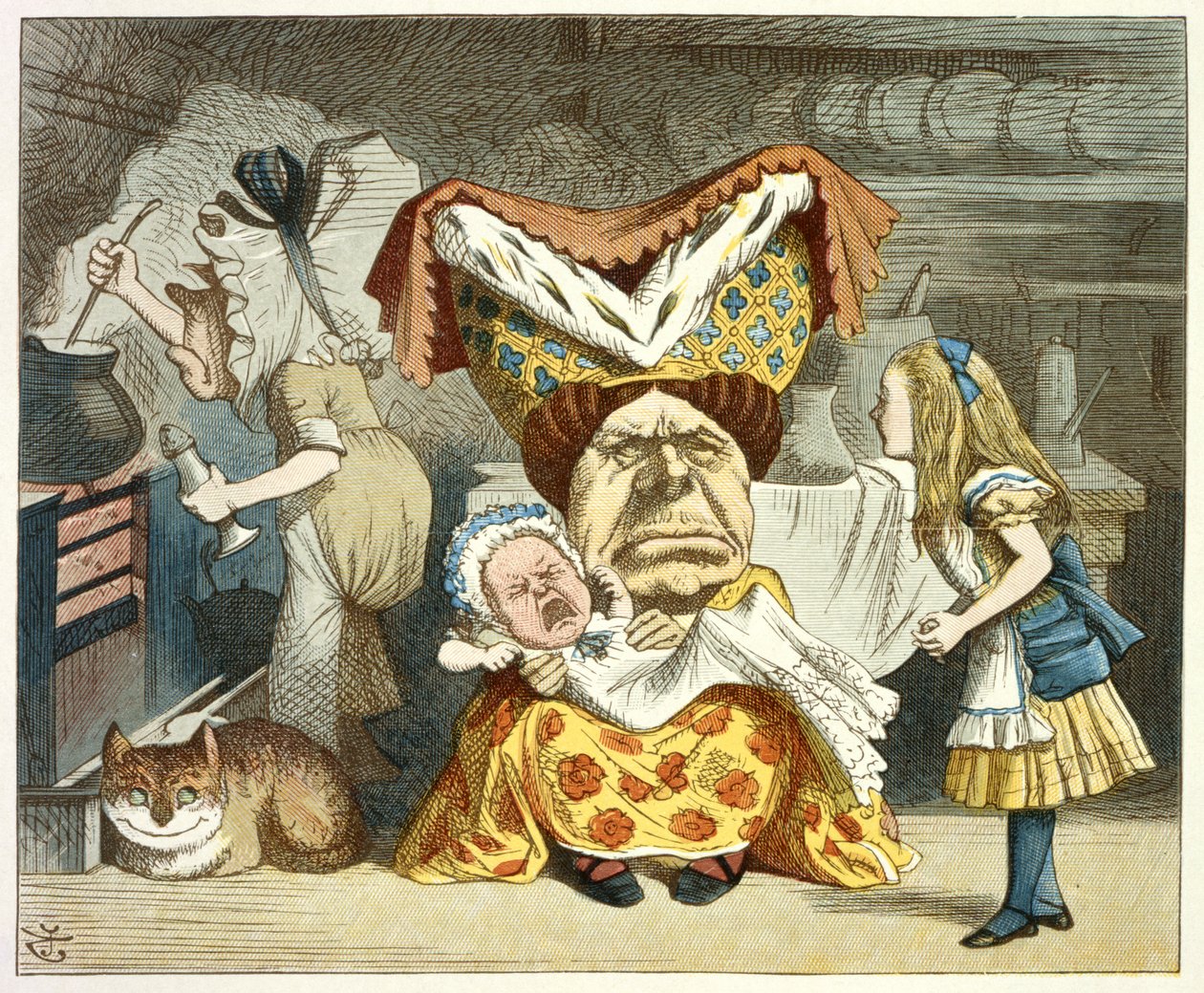 Alice ja herttuatar tekijältä John Tenniel