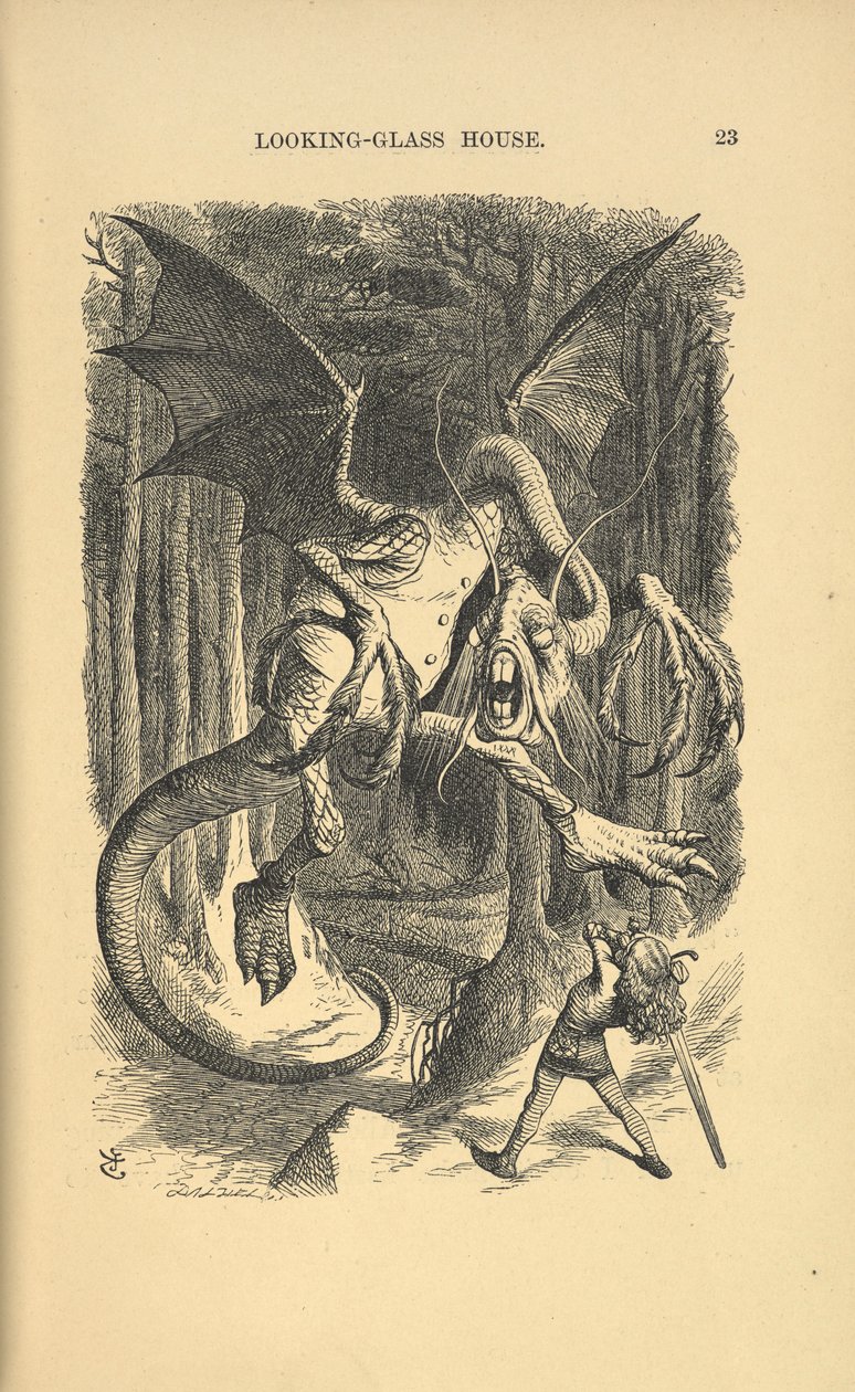 Jabberwocky. tekijältä John Tenniel