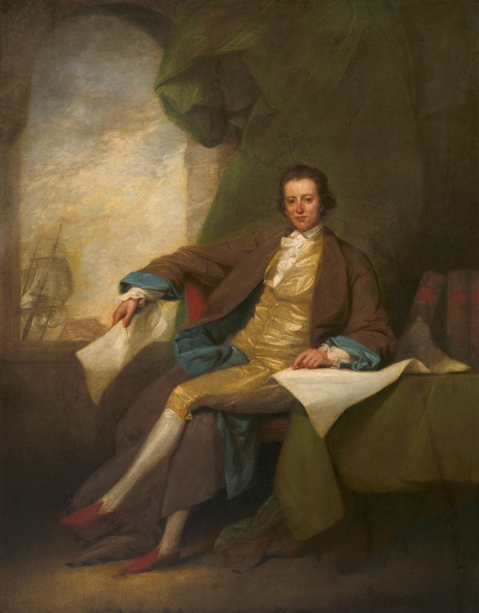 Samuel Blodget, c. 1784. tekijältä John Trumbull