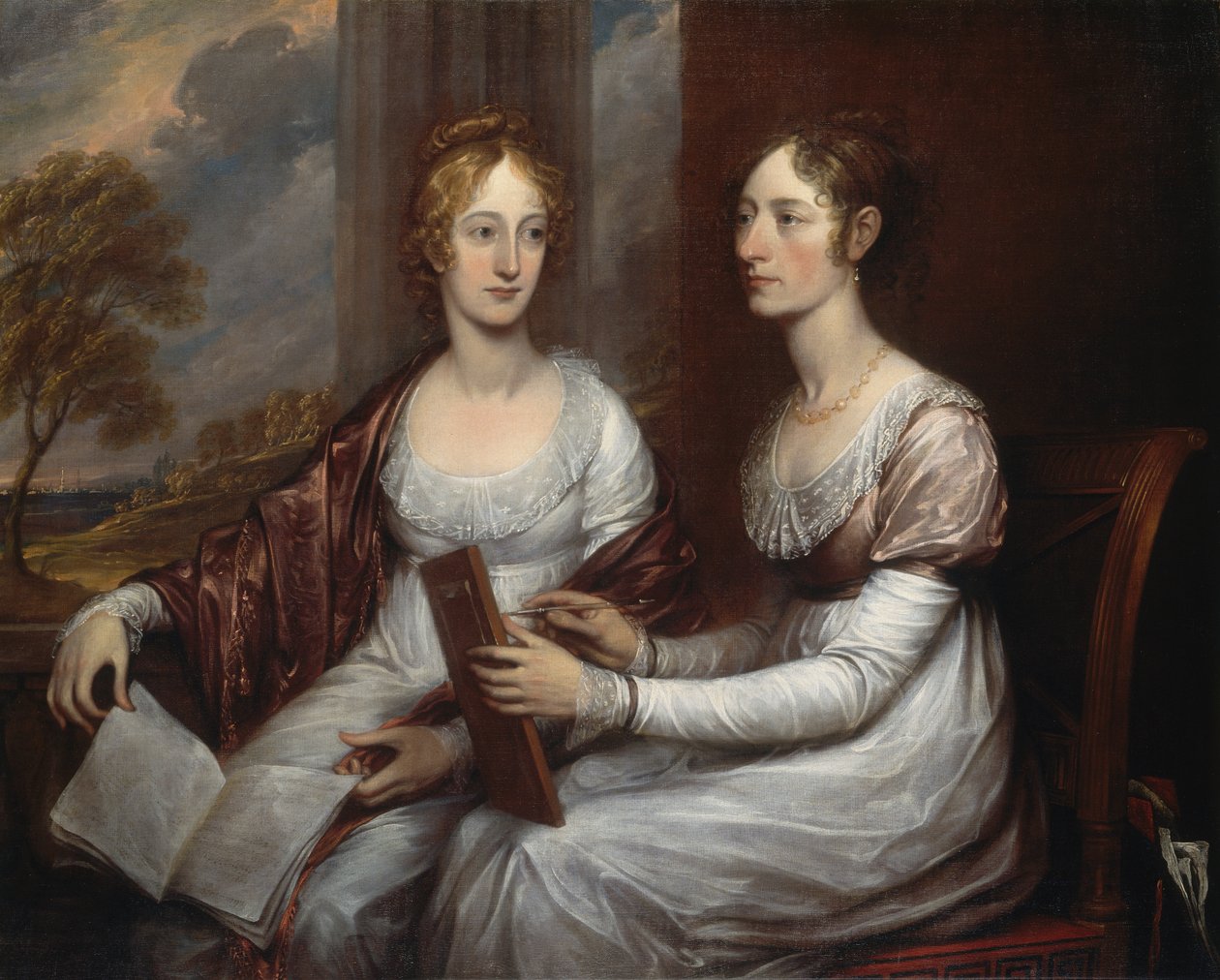 Neiti Mary ja Hannah Murray, 1806. tekijältä John Trumbull