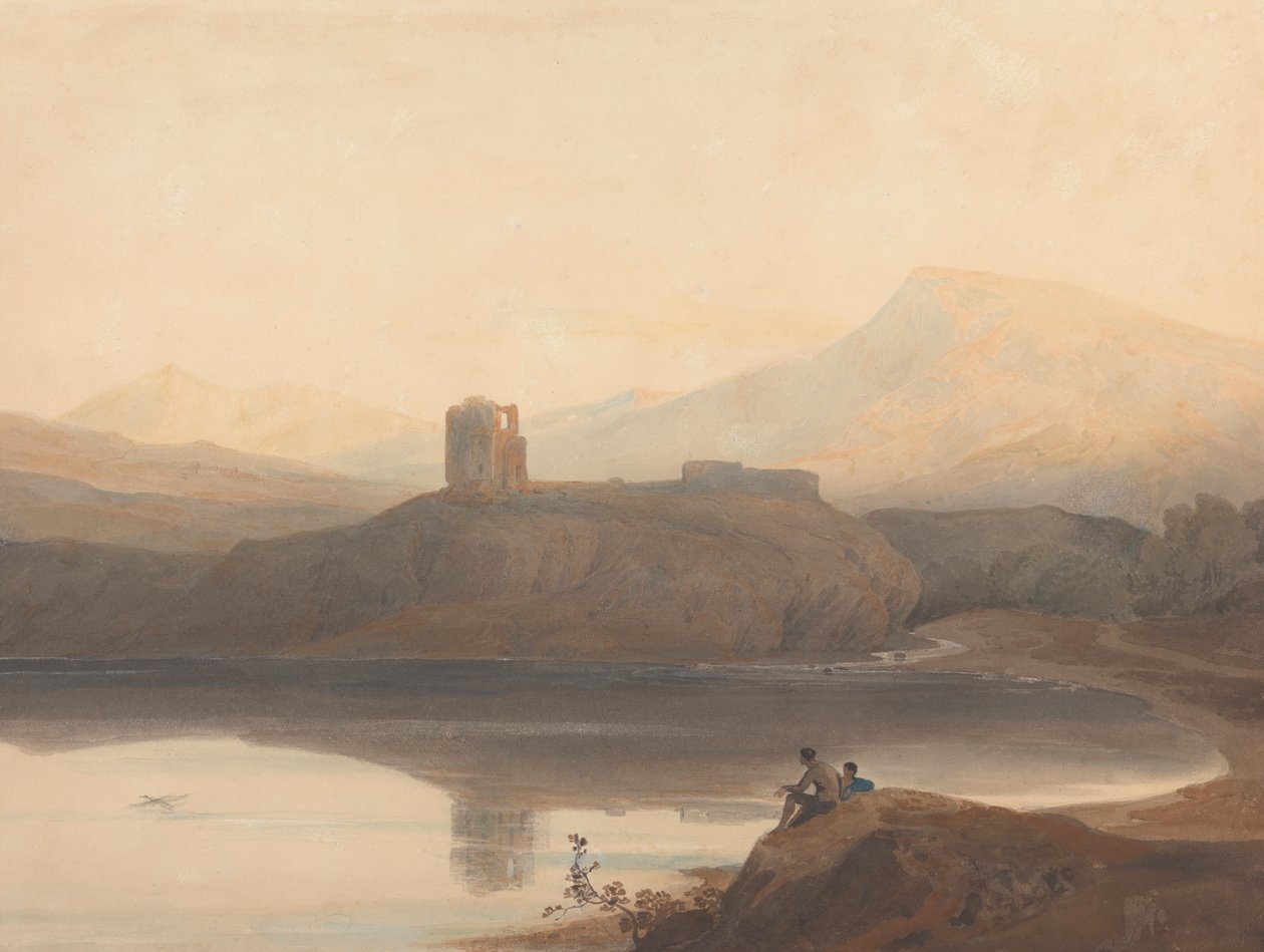 Llanberis-järvi ja Dolbadernin linna tekijältä John Varley