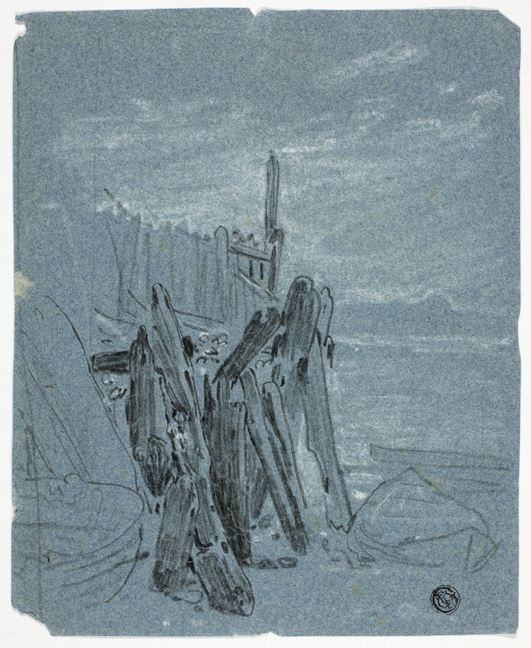 Stockade lähellä rantaa tekijältä John Varley