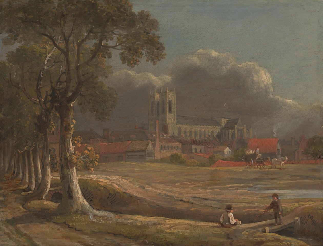 Westminster Abbey Tothill Fieldsistä tekijältä John Varley