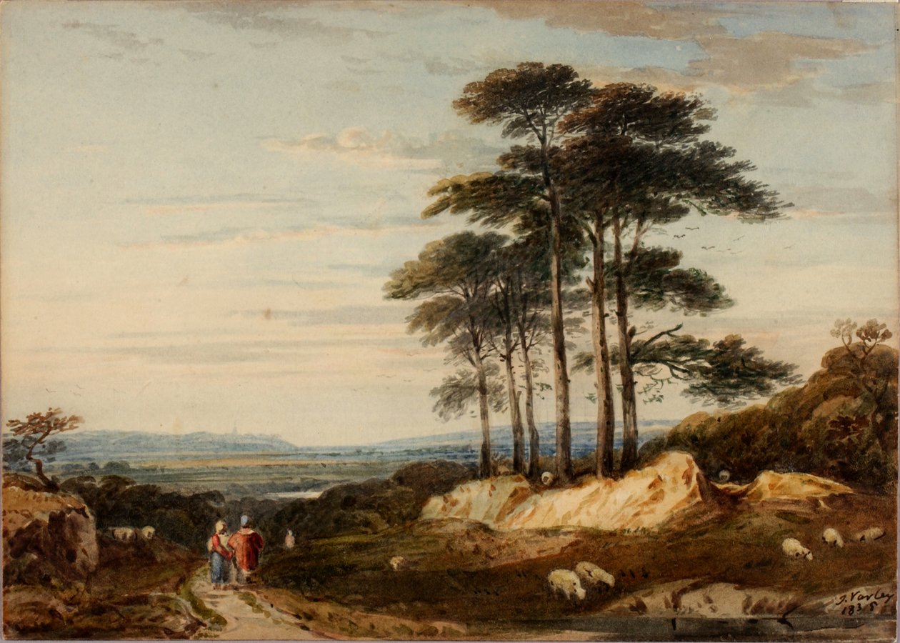 Maisema, 1835. tekijältä John Varley I