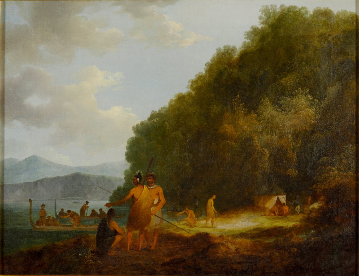 Ship Cove, Queen Charlotte Sound tekijältä John Webber