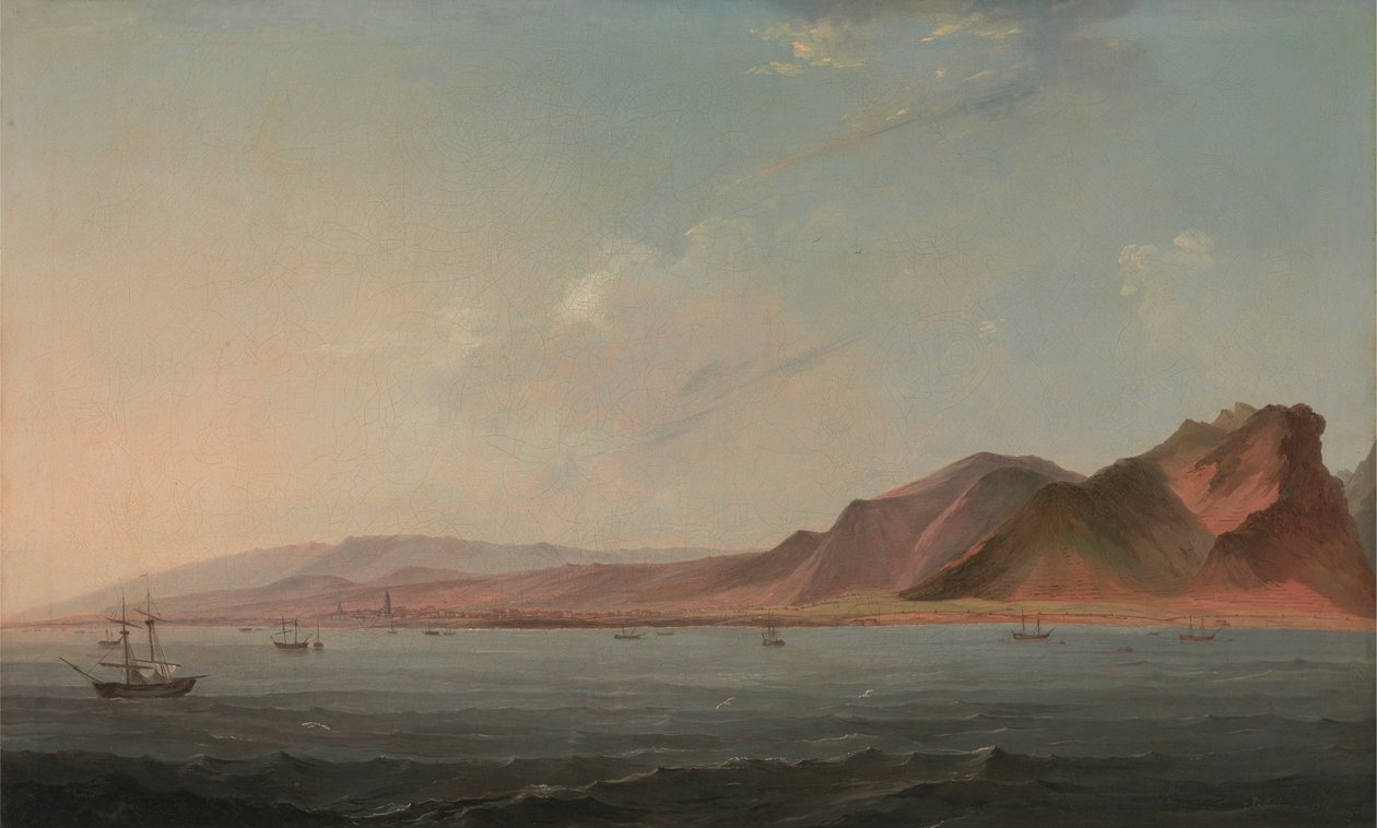 Näkymä Santa Cruzille, Teneriffalle tekijältä John Webber