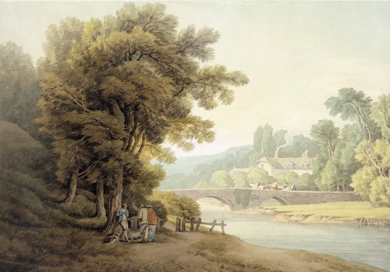Dunsford Bridge (wc paperilla) tekijältä John White Abbott