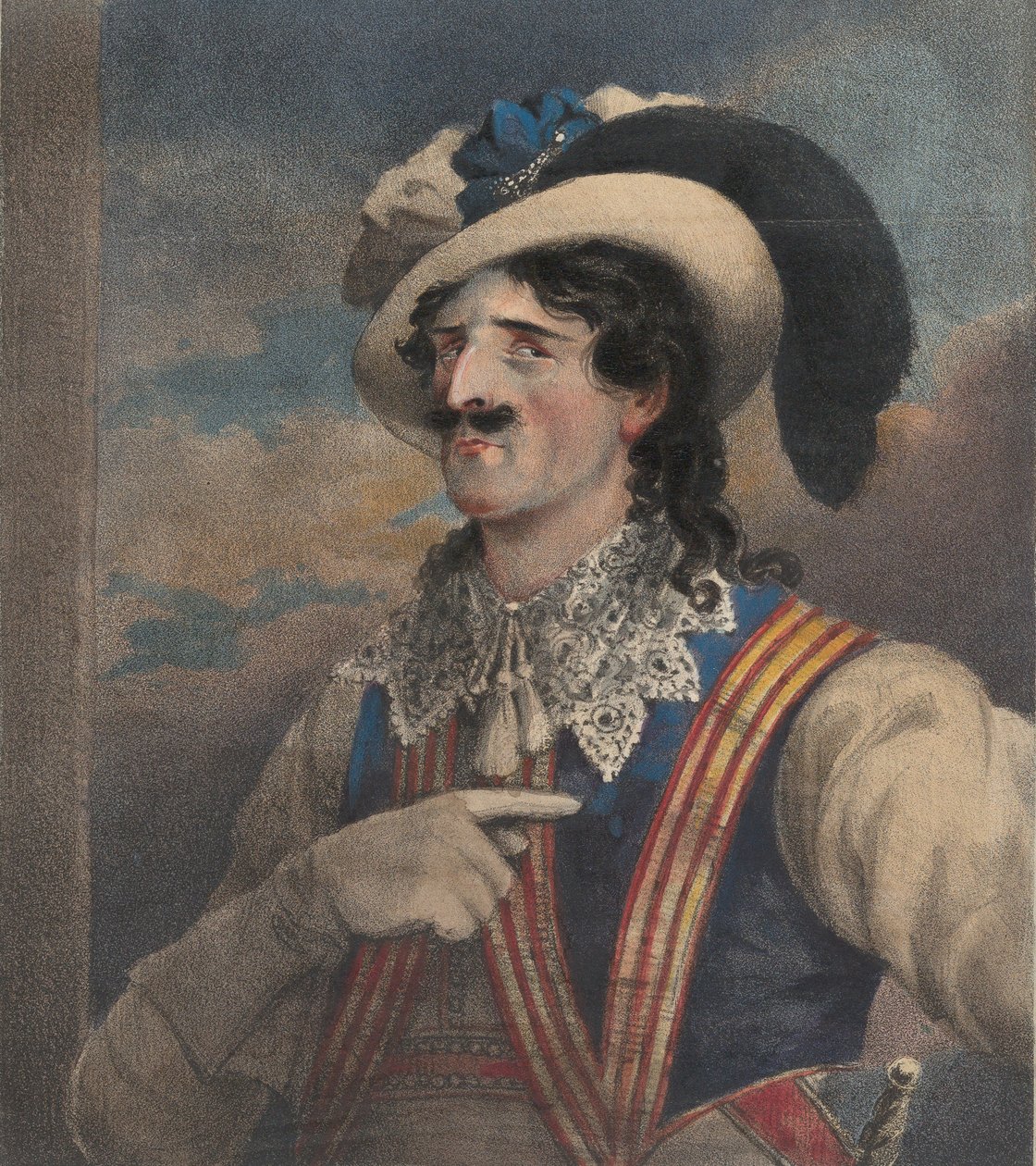 Mr. Young hahmona Iago, n. 1824. tekijältä John William Gear