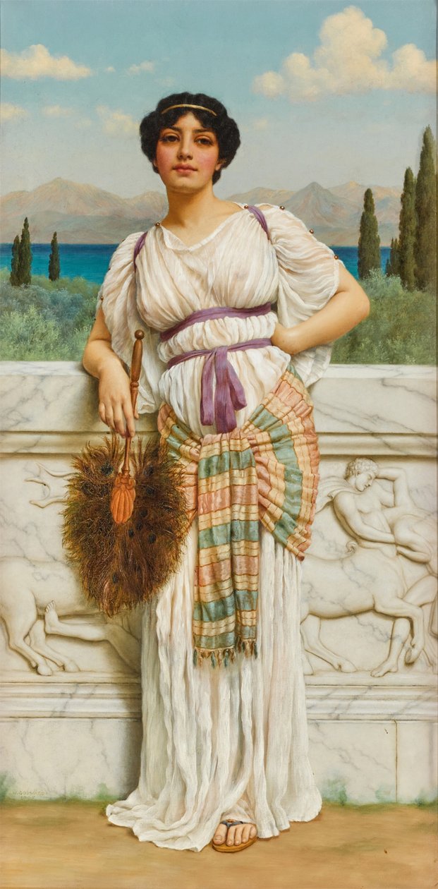 Kreikkalainen kauneus tekijältä John William Godward