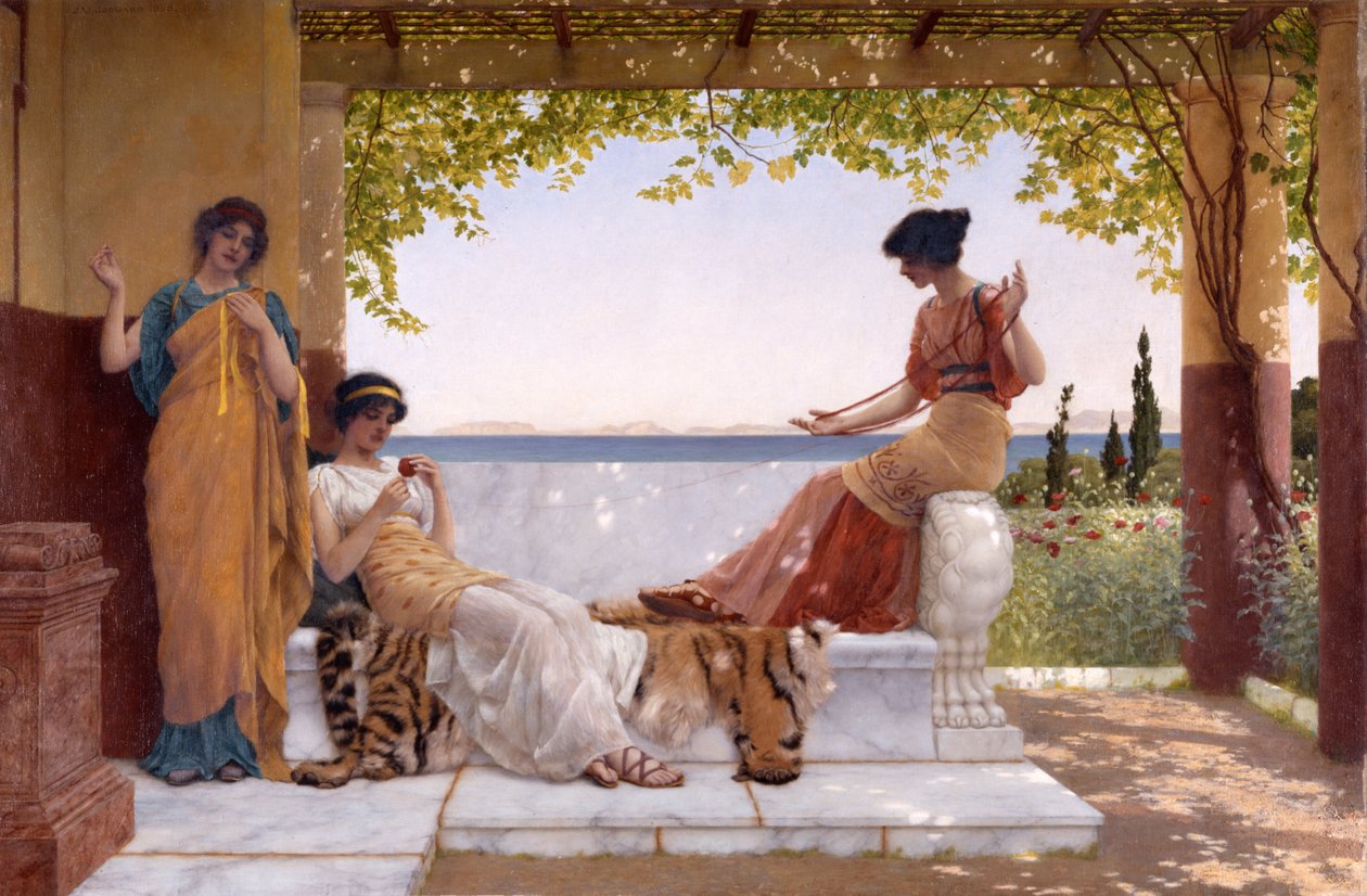 Parvekkeella tekijältä John William Godward