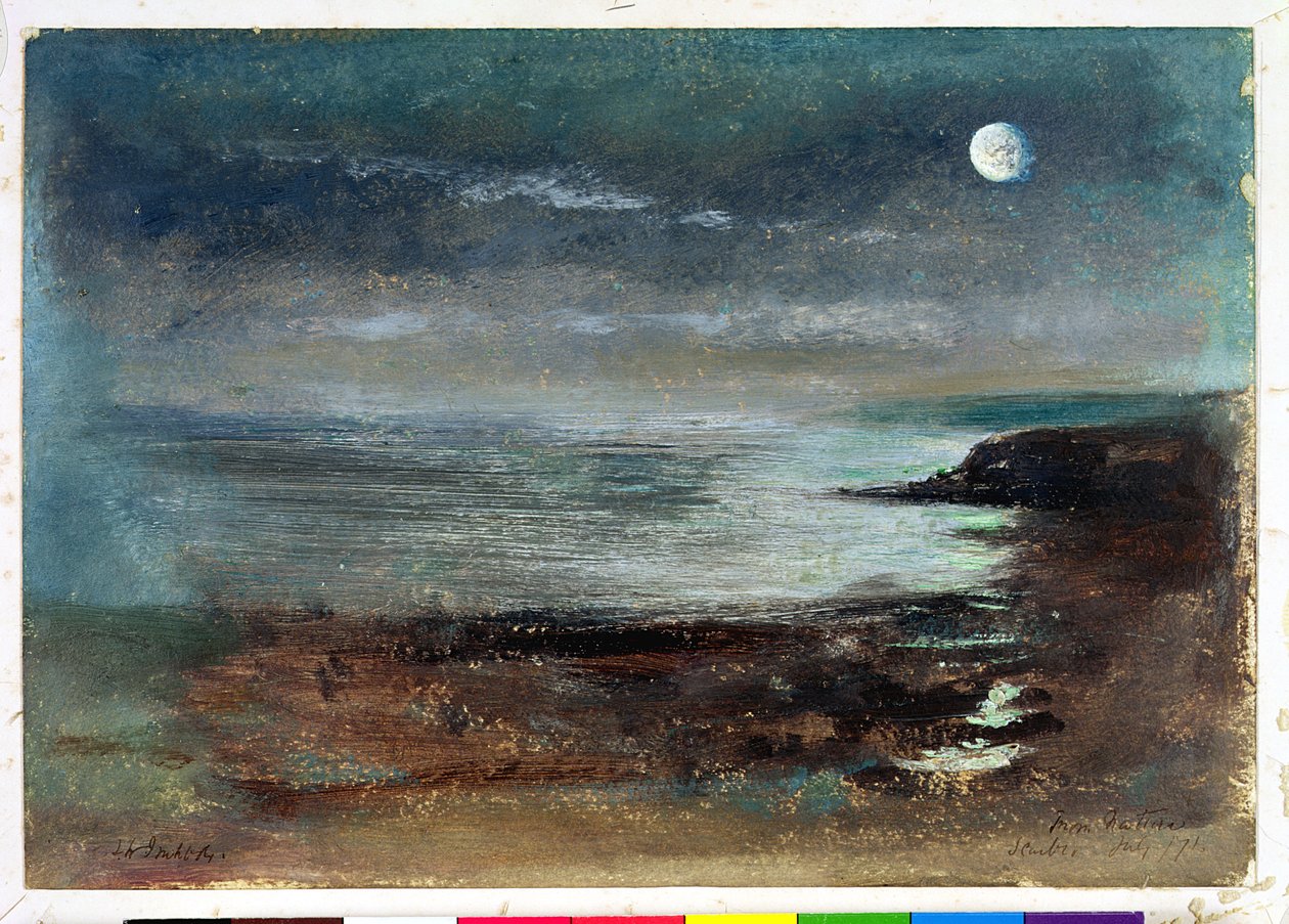 Scarborough (öljy kankaalle) tekijältä John William Inchbold
