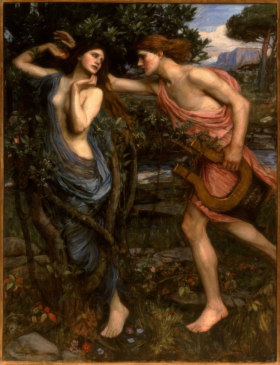 Apollo ja Daphne tekijältä John William Waterhouse
