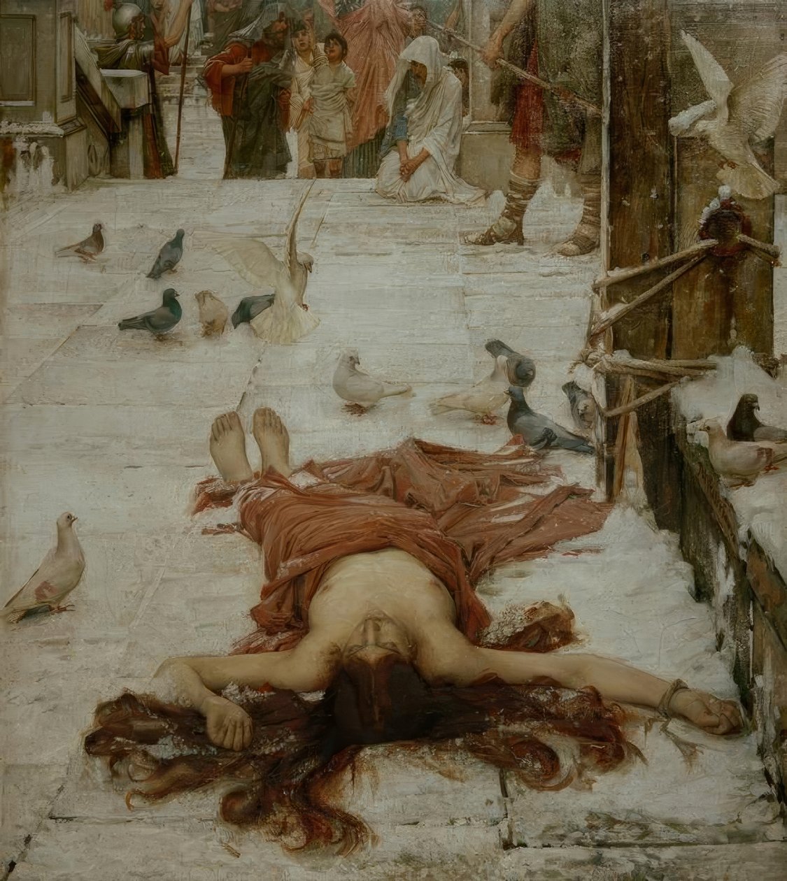 Pyhä Eulalia tekijältä John William Waterhouse