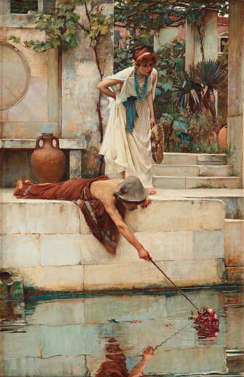 The Rescue, c. 1890. tekijältä John William Waterhouse