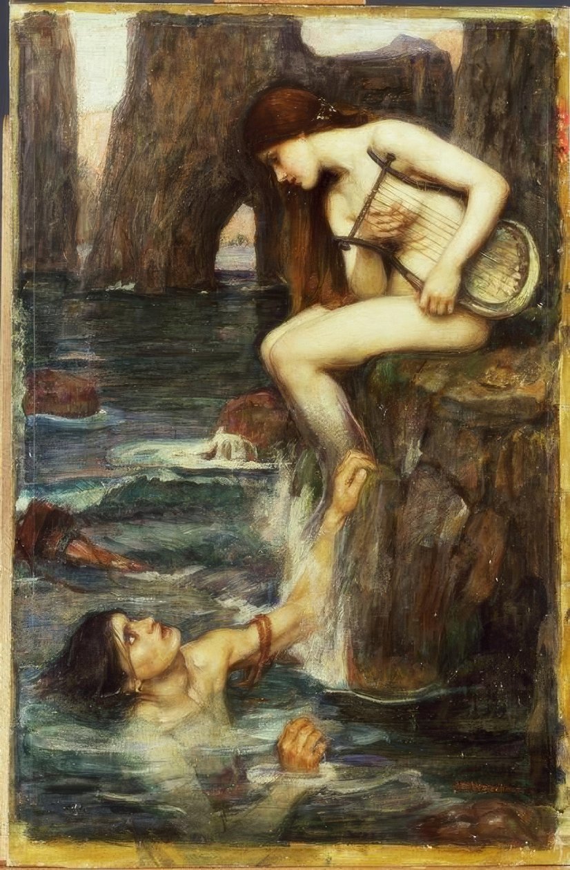 Sireeni tekijältä John William Waterhouse