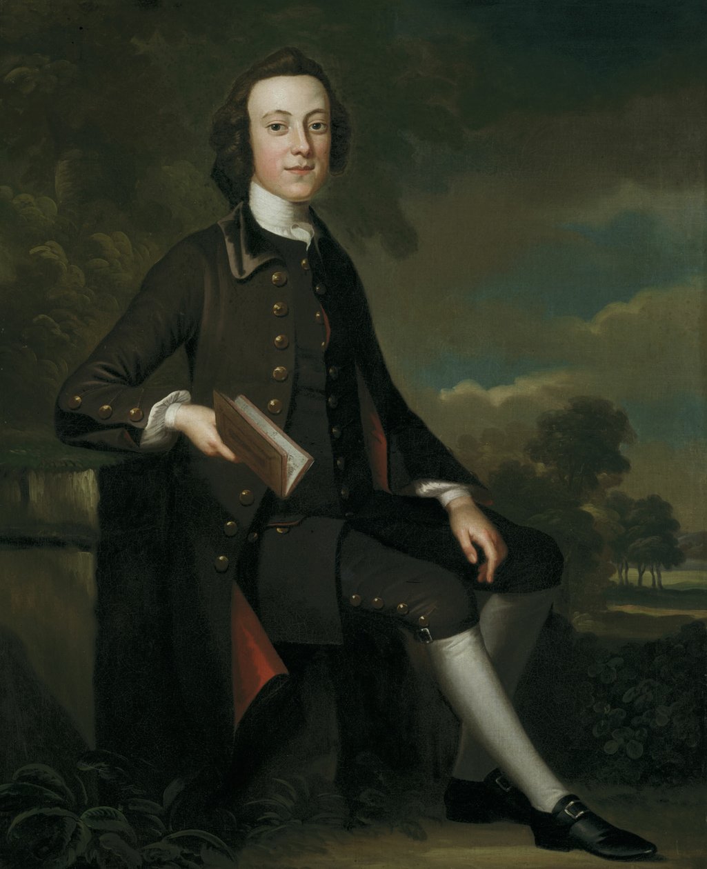 Nuoren miehen muotokuva, 174952. tekijältä John Wollaston