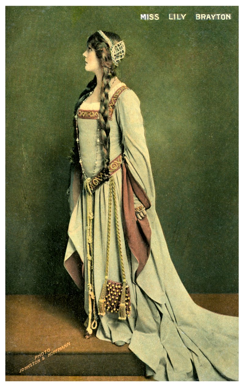 Lily Brayton, brittiläinen näyttelijä, 1900-1919. tekijältä Johnston and Hoffman