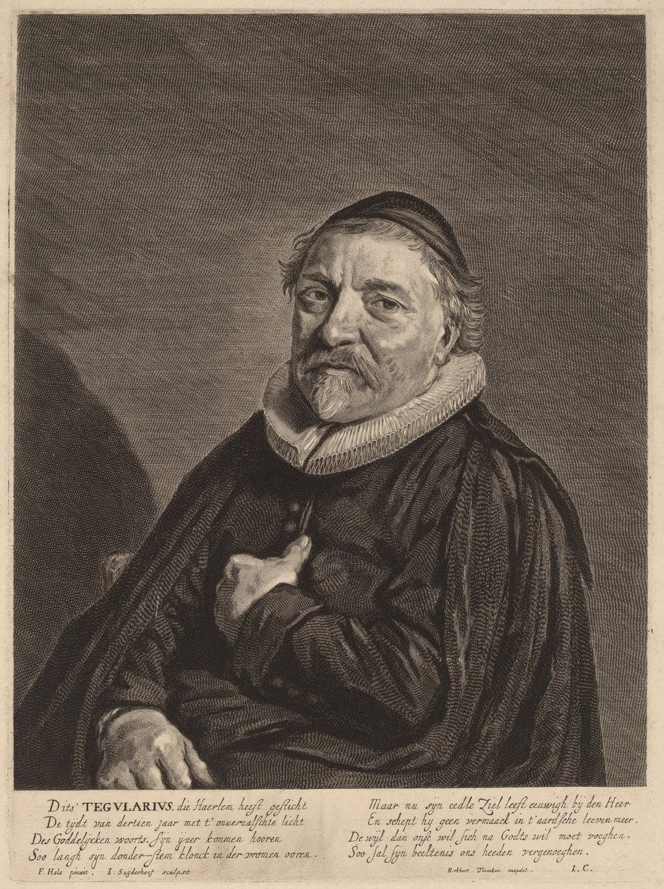 Adriaen Tegularius tekijältä Jonas Suyderhoff after Frans Hals