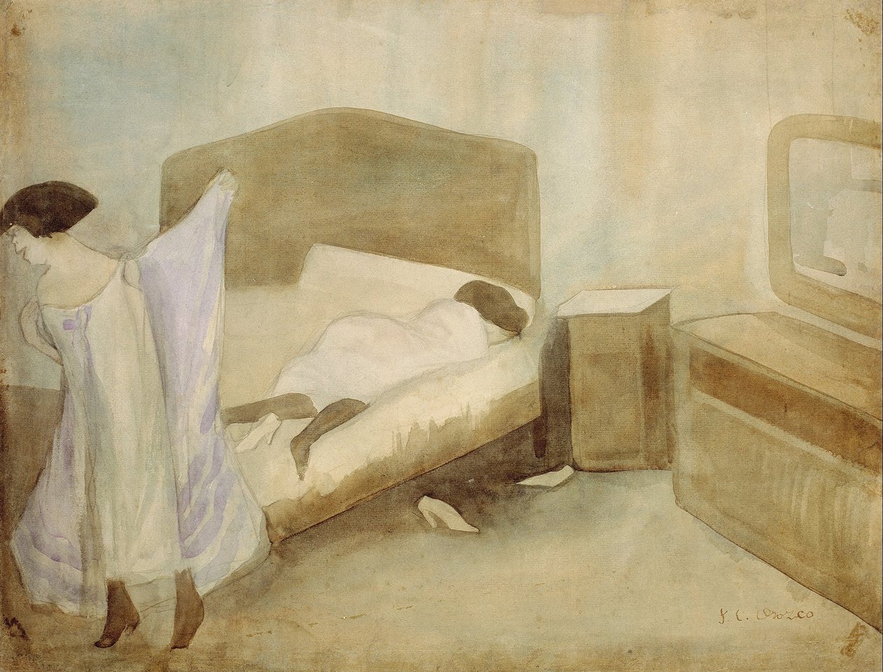 Makuuhuone tekijältä José Clemente Orozco