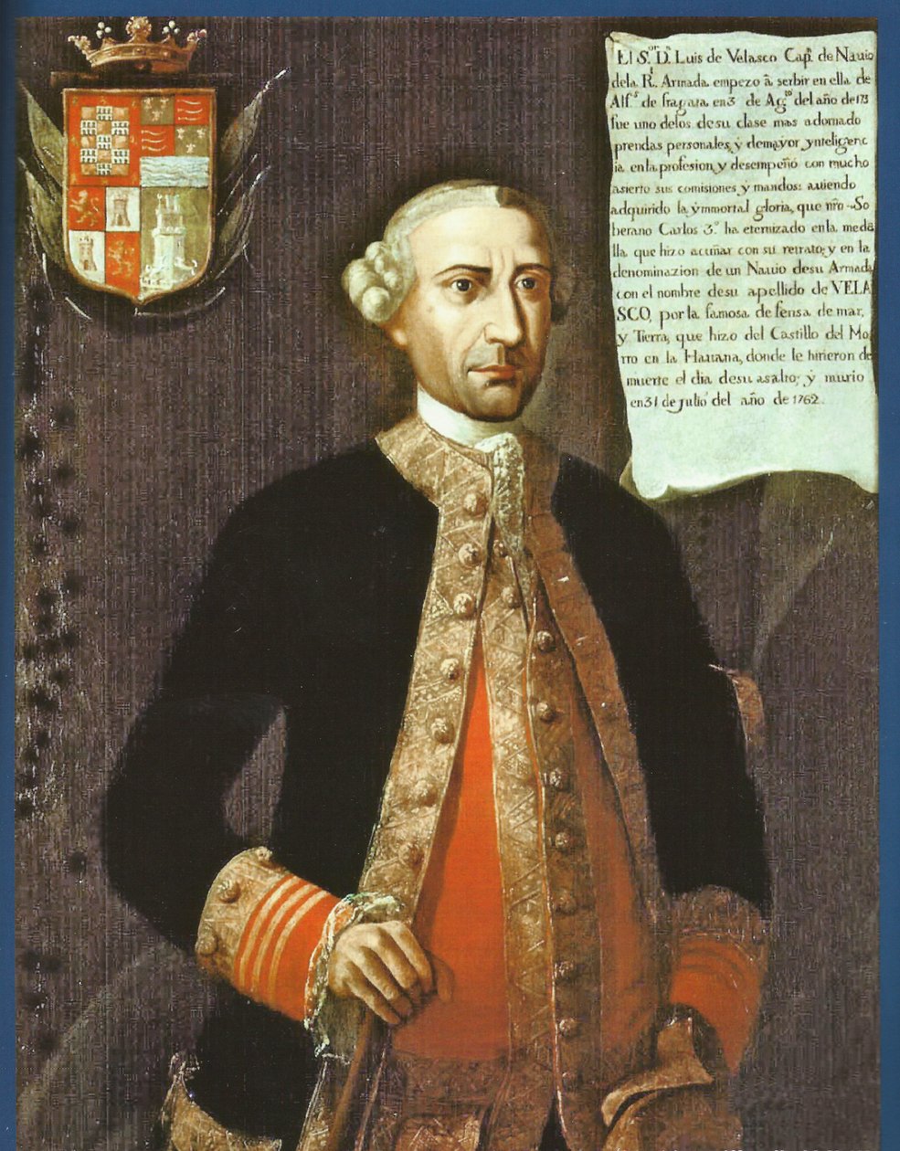 Luis Vicente de Velasco tekijältä José Nicolás de Escalera