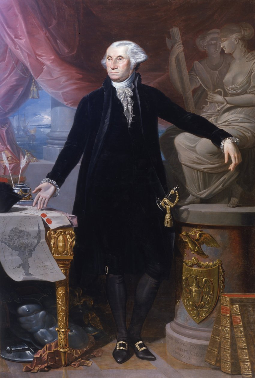 Retrato de George Washington tekijältä José Perovani