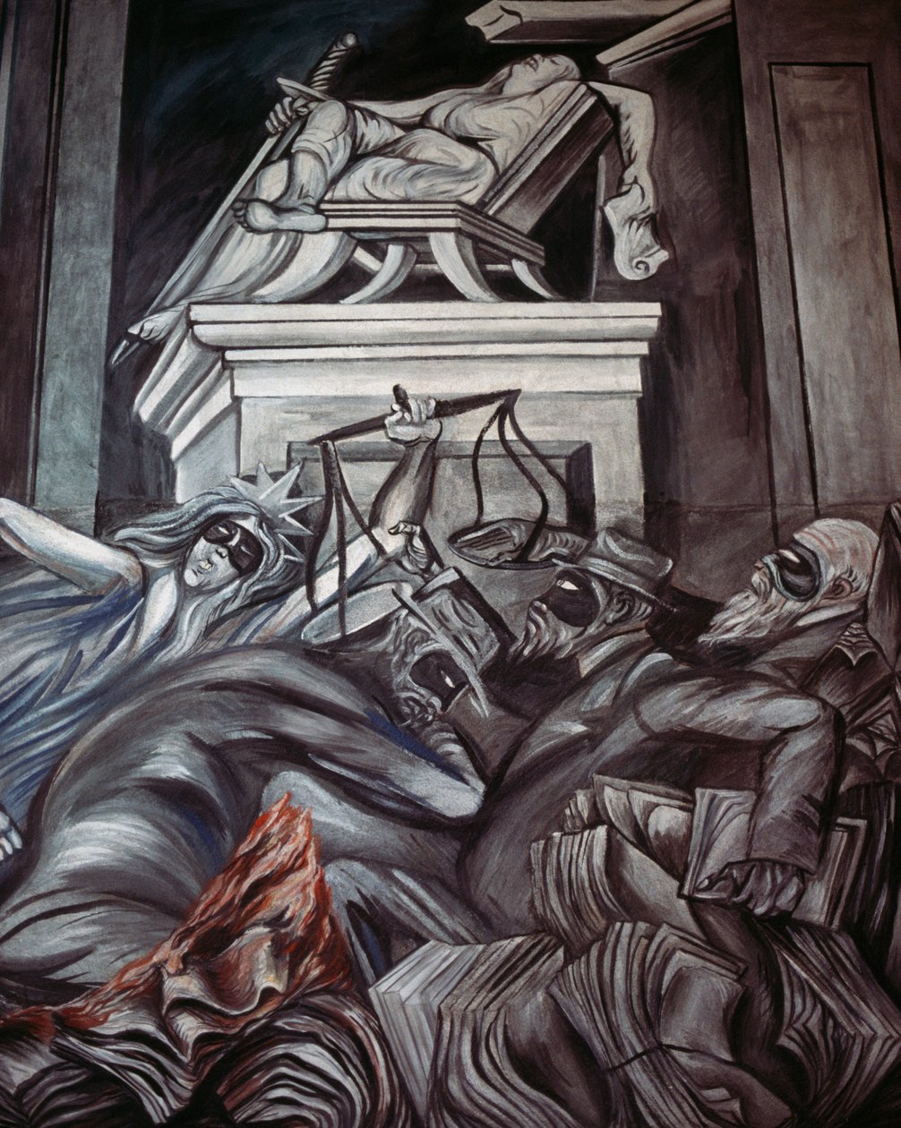 Oikeus (yksityiskohta) tekijältä José Clemente Orozco