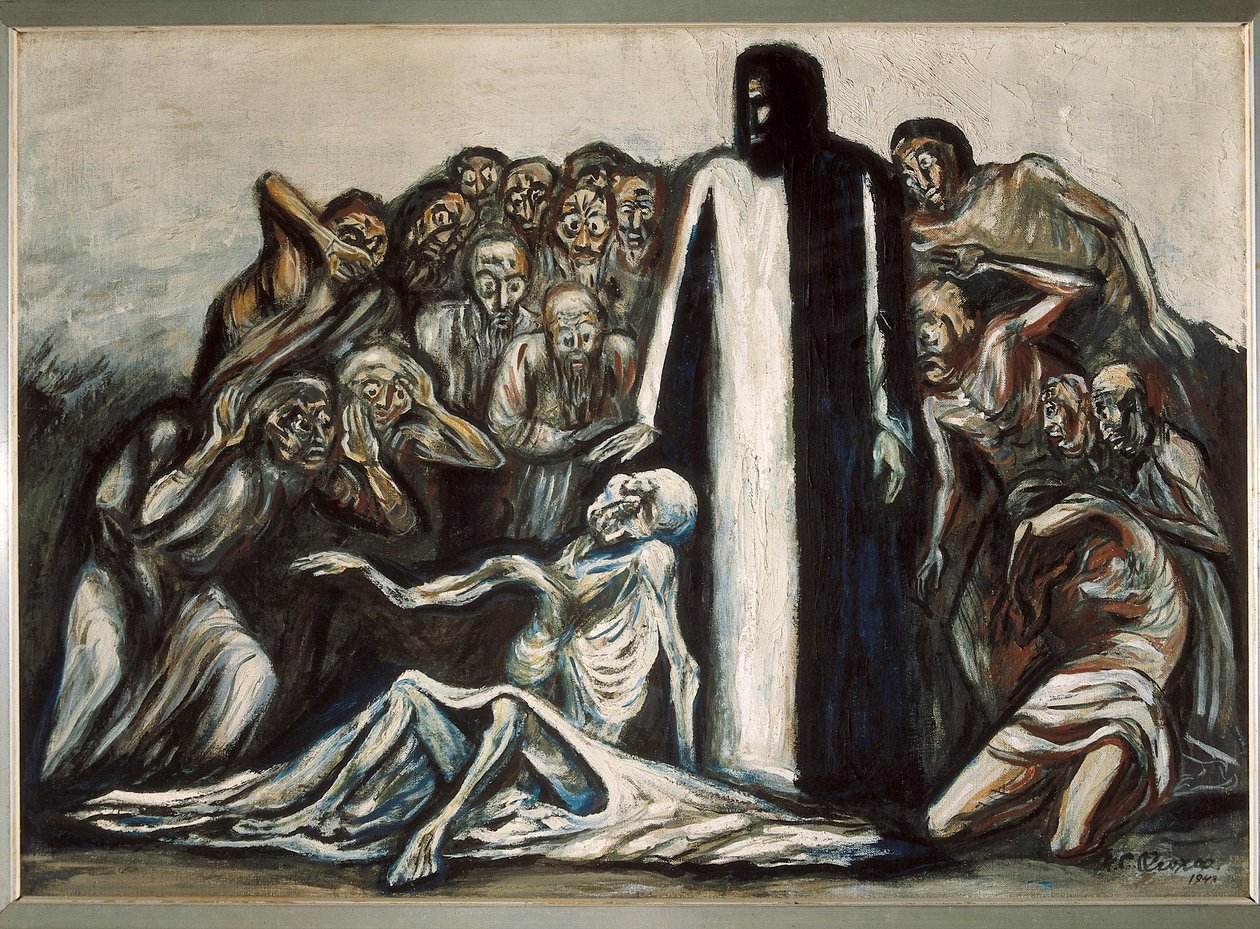 Lasaruksen herättäminen tekijältä José Clemente Orozco