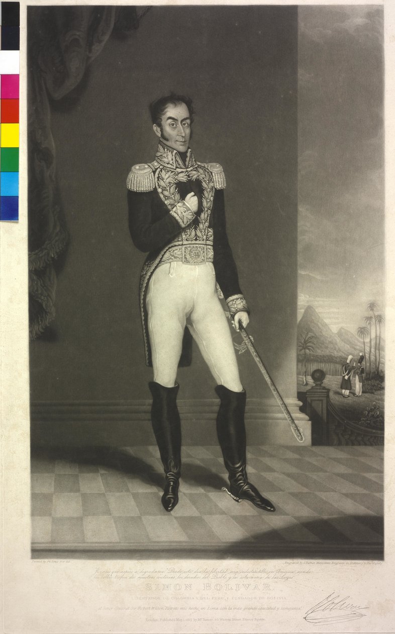 Simon Bolivar tekijältä José Gil de Castro