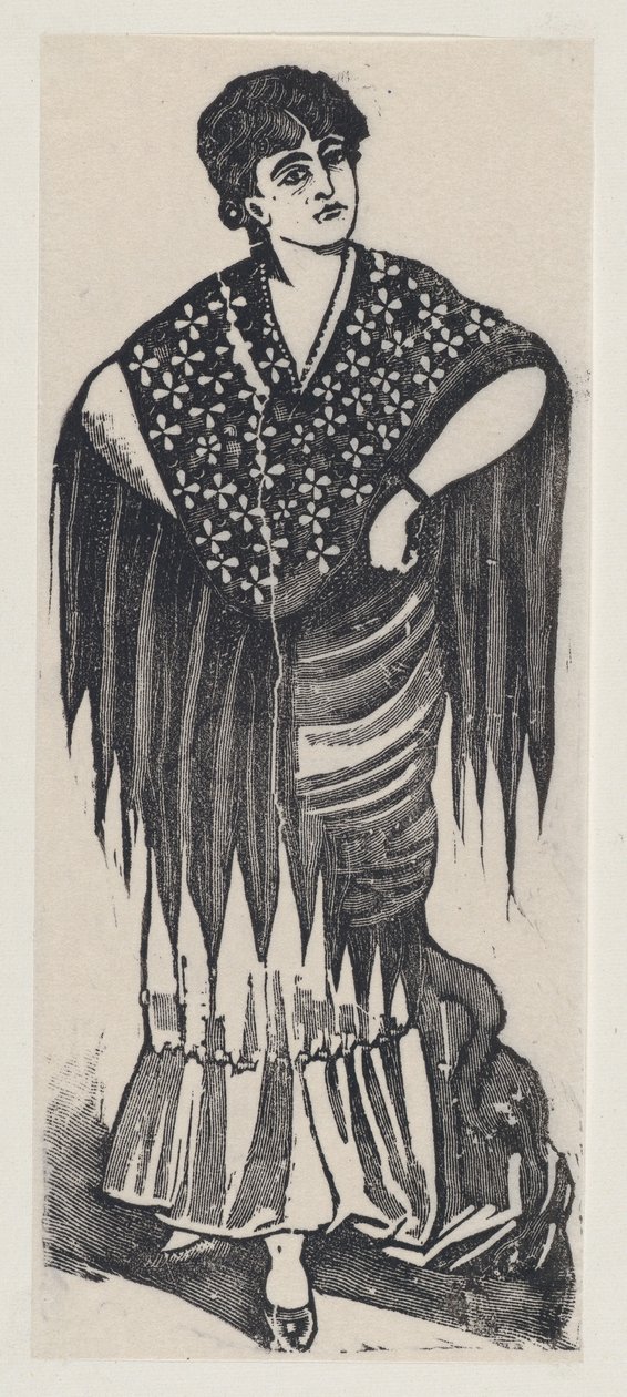 Mustalainen, n. 1880-1910, n. 1880-1910. tekijältä José Guadalupe Posada