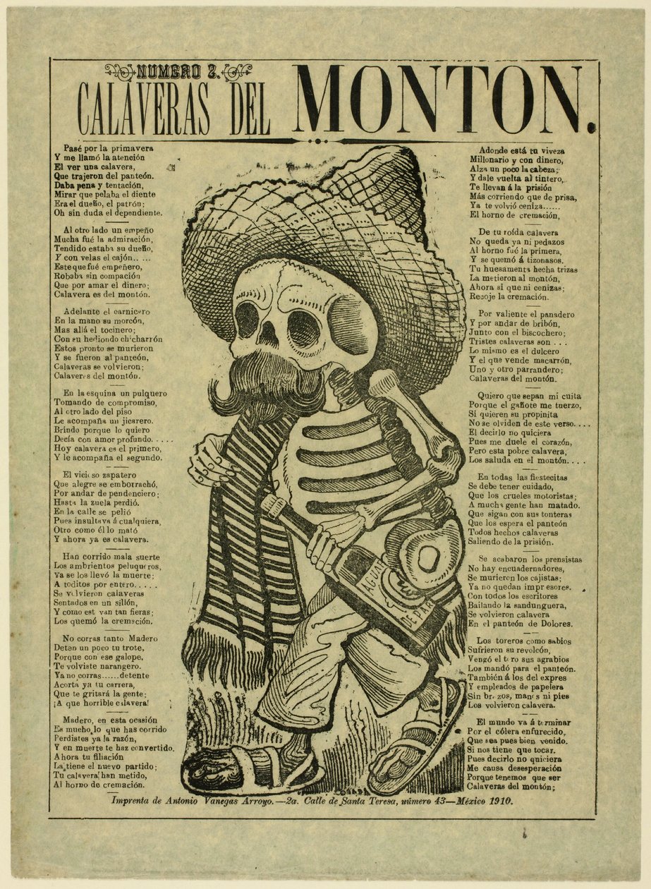 Calavera of the Masses, nro 2. tekijältä José Guadalupe Posada