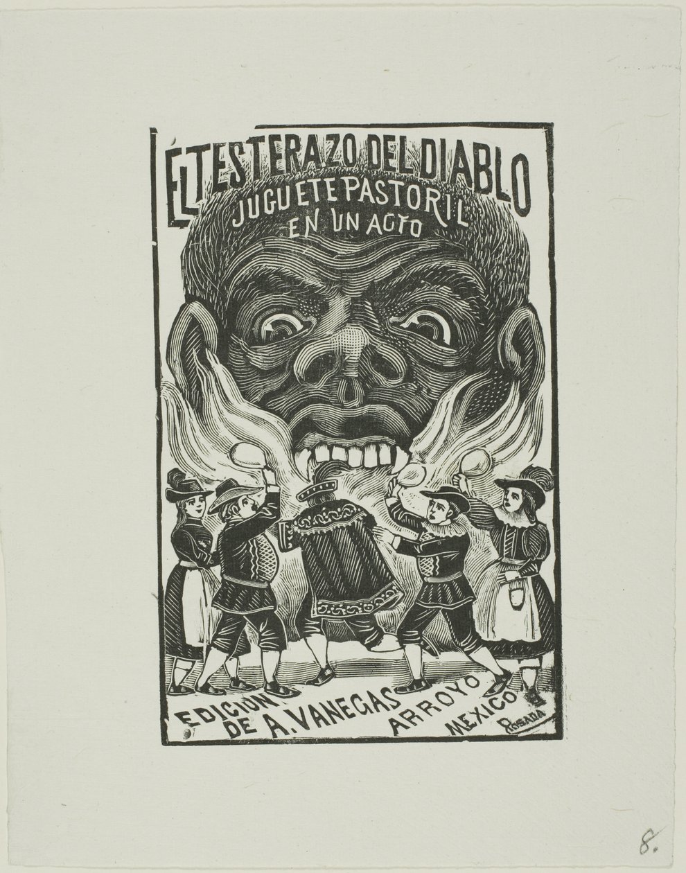 Paholainen pettää Päällään tekijältä José Guadalupe Posada