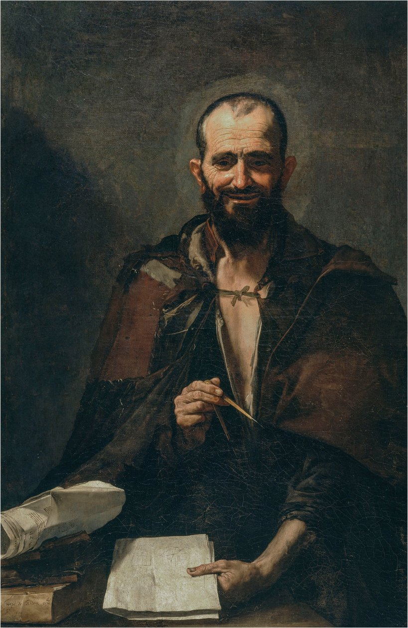 Demokritos, 1630. tekijältä José Ribera de
