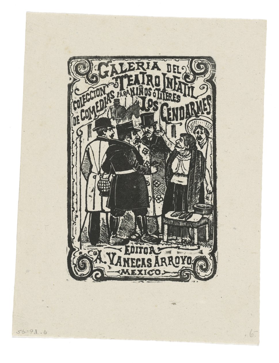Santarmit (kaiverrus) tekijältä José Guadalupe Posada
