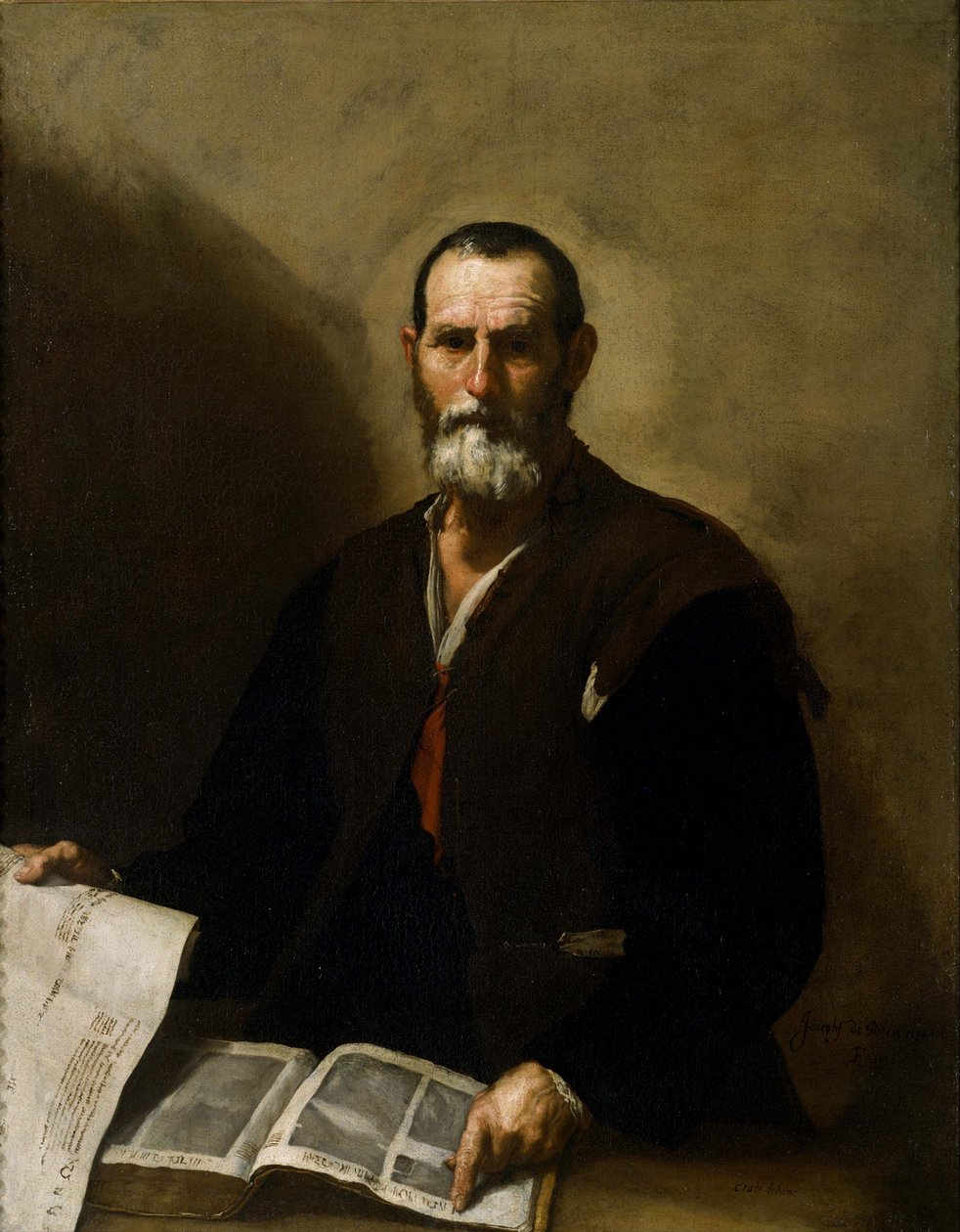 Theban filosofi Crates, 1636 tekijältä Jose de Ribera