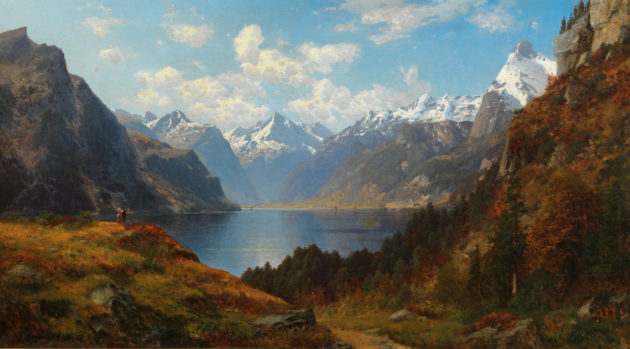 Der Urnersee vom Rüthli aus gesehen tekijältä Josef Schoyerer
