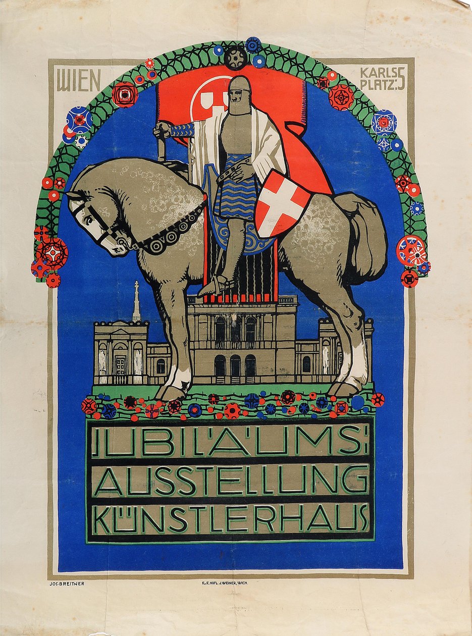 Vuosipäivänäyttely Wienin Künstlerhaus, 1908. tekijältä Josef Breitner