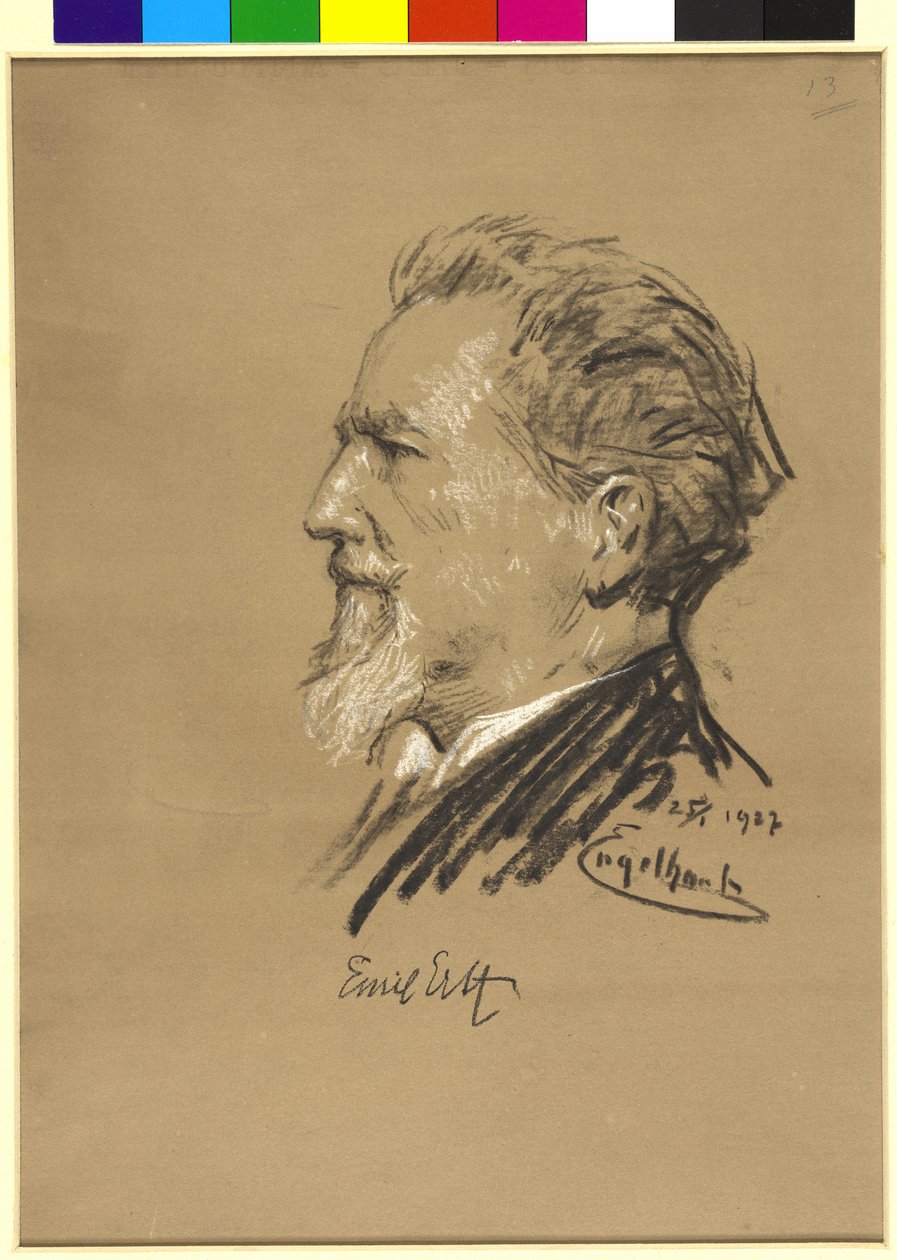 Emil Ertlin kuva 1889 tekijältä Josef Engelhart