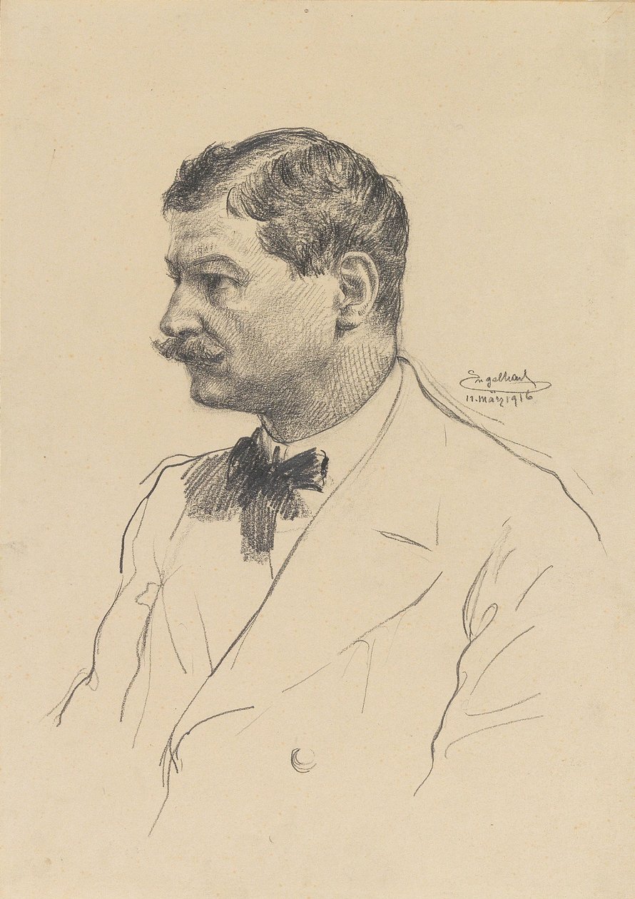 Omakuva, 1916. tekijältä Josef Engelhart
