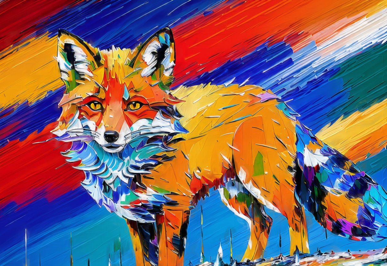 Eläimet Fox_1 tekijältä Josef Johann Michel