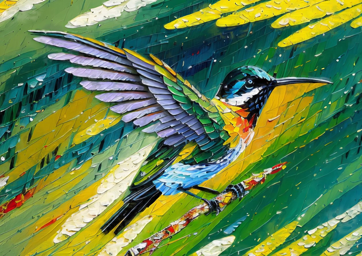 Eläimet: kolibri 4 tekijältä Josef Johann Michel