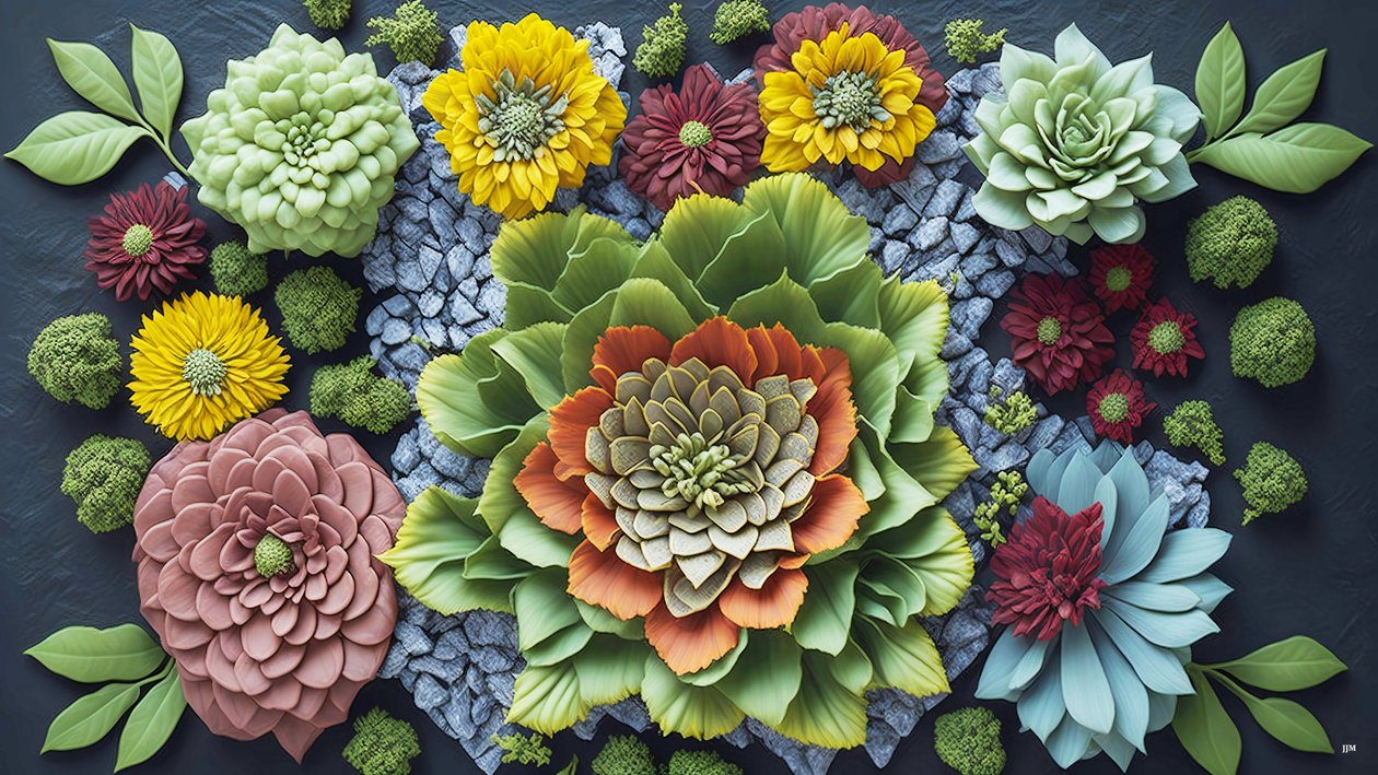 mandala: Kalanchoe elements_01 tekijältä Josef Johann Michel