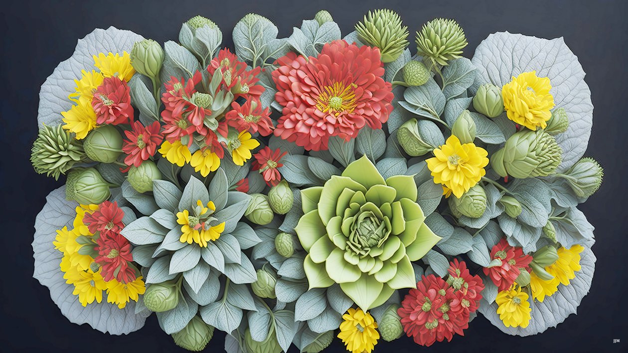 mandala: Kalanchoe elements_02 tekijältä Josef Johann Michel