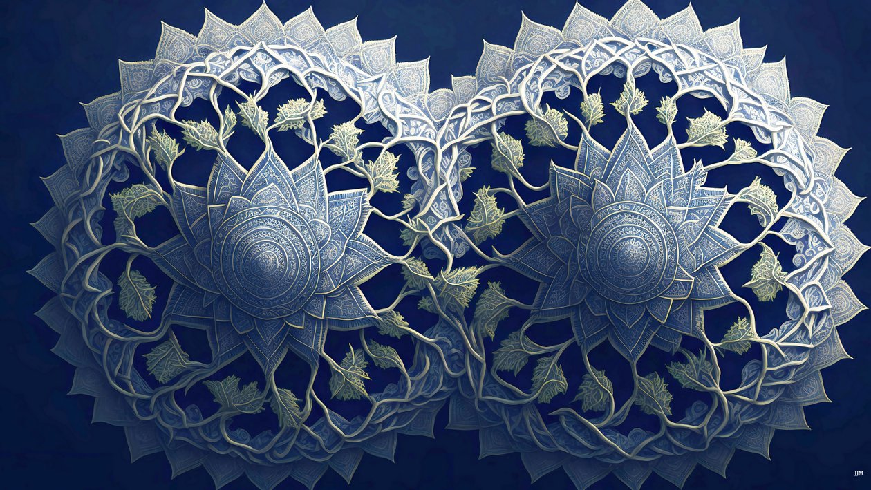 mandala: afrikkalaiset elementit_02 tekijältä Josef Johann Michel