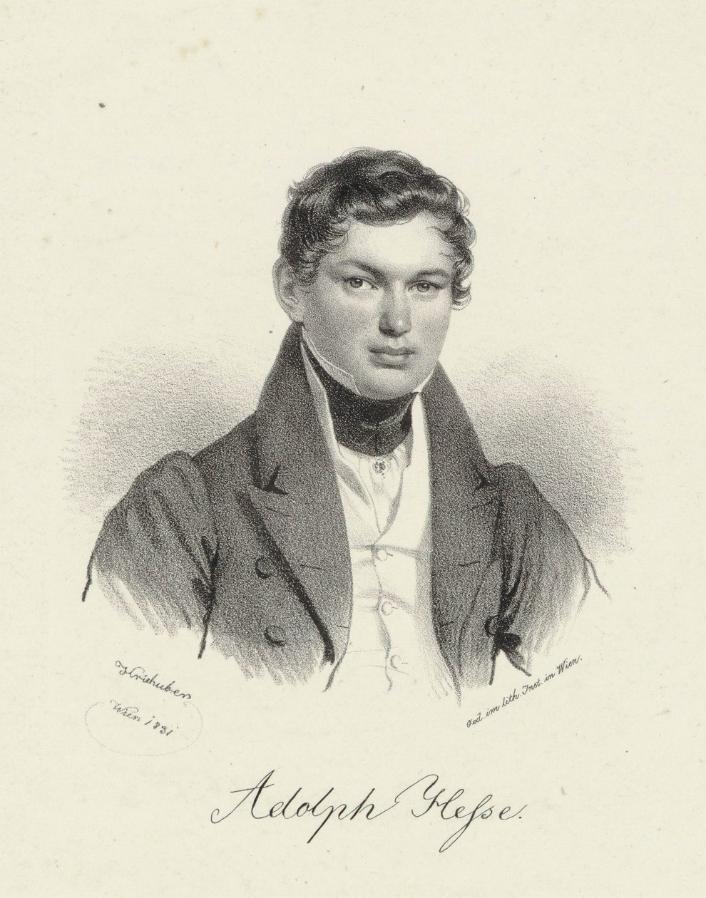 Adolf Hesse tekijältä Josef Kriehuber