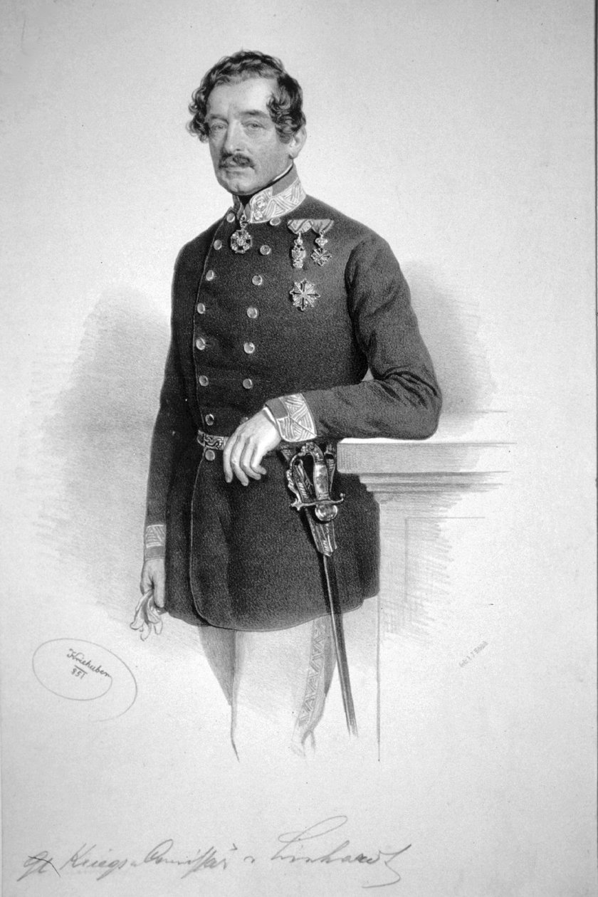 Franz von Linhardt tekijältä Josef Kriehuber