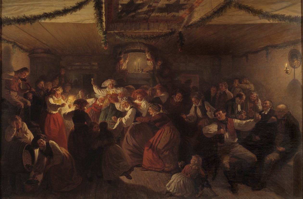 Häät Vingåkerissa, 1857. tekijältä Josef Wilhelm Wallander