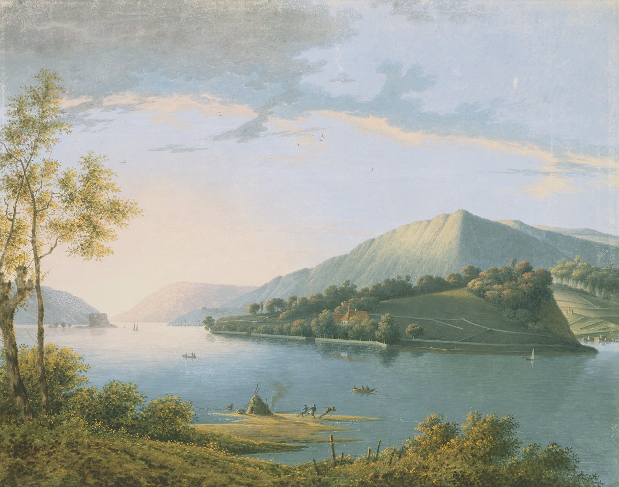 Maisema Reinin varrella tekijältä Joseph August Knip