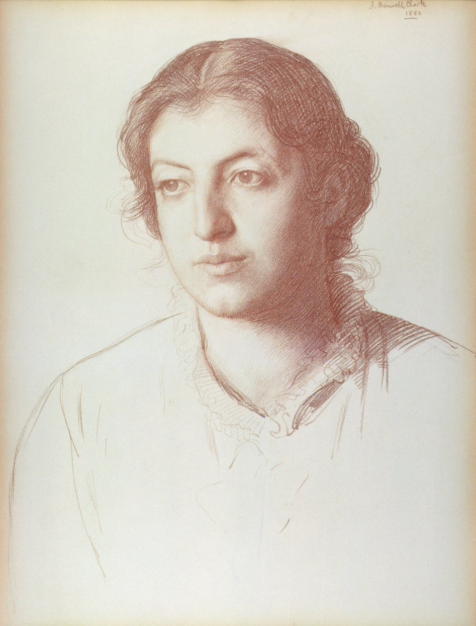 Muotokuva Euterpe Ionidesista, jälkeenpäin rouva W. F. Craies tekijältä Joseph Benwell Clark