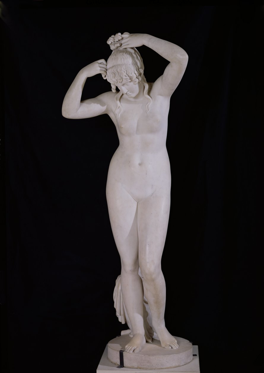 The Bather, 1808 (marmori) tekijältä Joseph Charles Marin