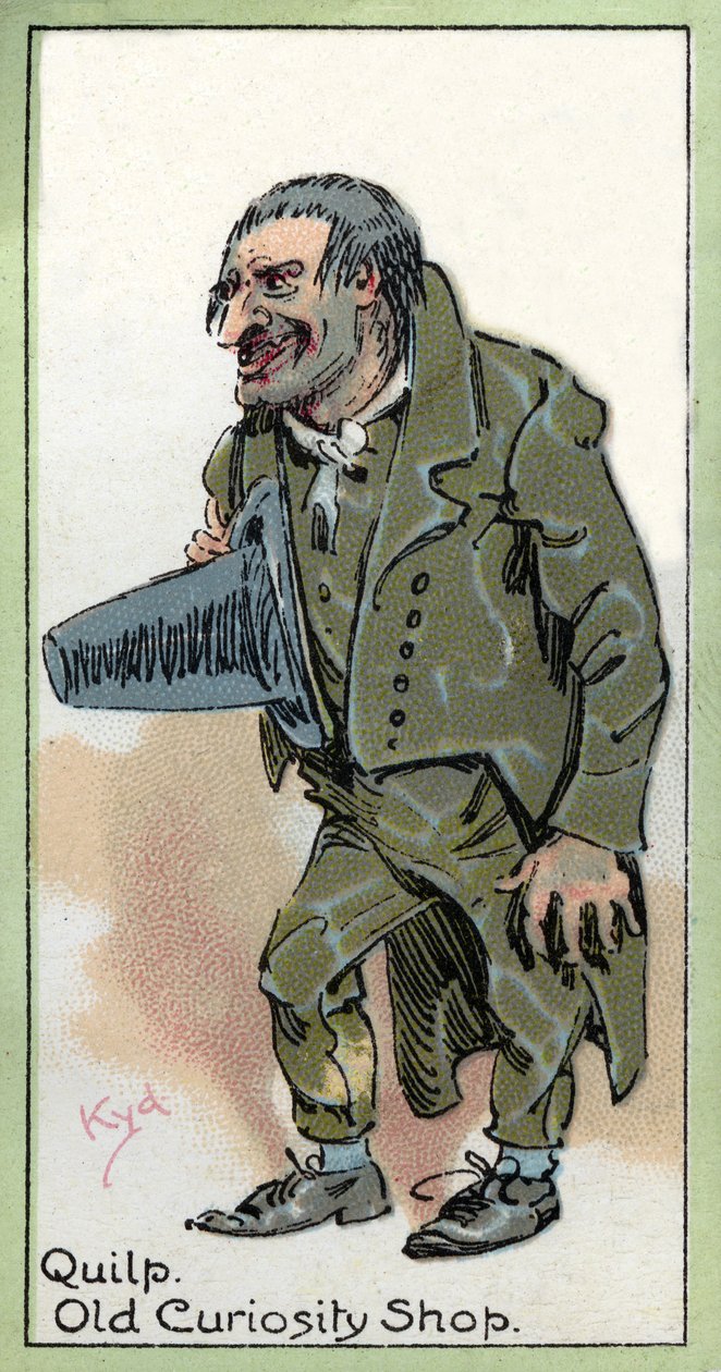 Quilp, Charles Dickensin kirjasta "Vanha kuriositeettikauppa", 1923. tekijältä Joseph Clayton Clarke